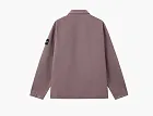 Stone Island Light Bull Denim-TC Overshirt Purple Grey