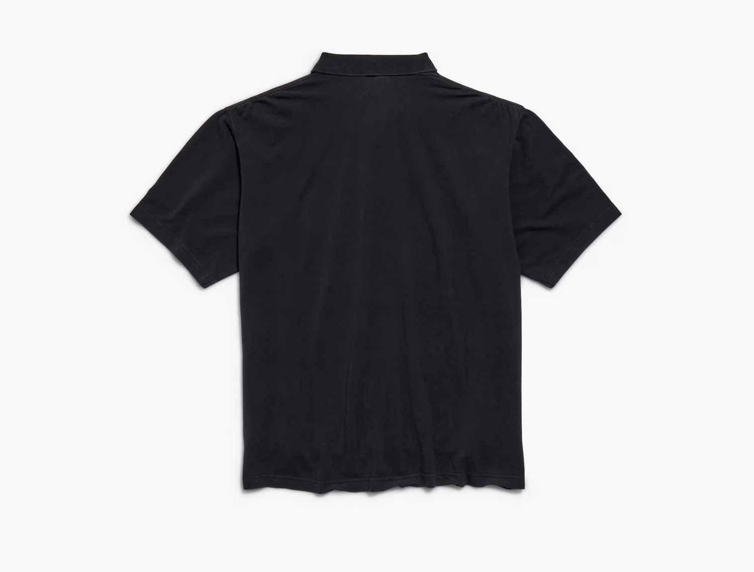 Balenciaga Laurel Classic Short Sleeve Regular Polo "Faded Black" 