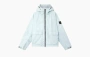Stone Island Hooded Jacket With Water-Resistant Membrane Sky Blue 