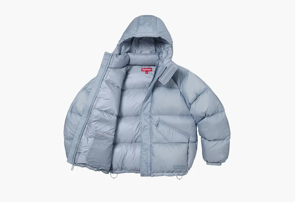 Supreme 700-Fill Down Lightweight Puffer Jacket Light Blue