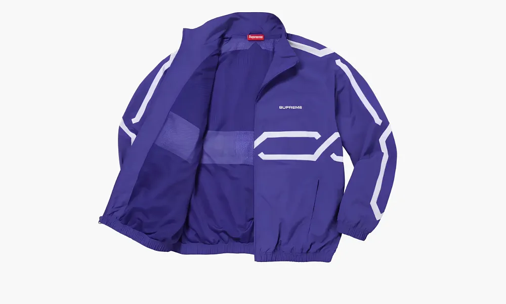 Supreme Ss24 Track Jacket Purple