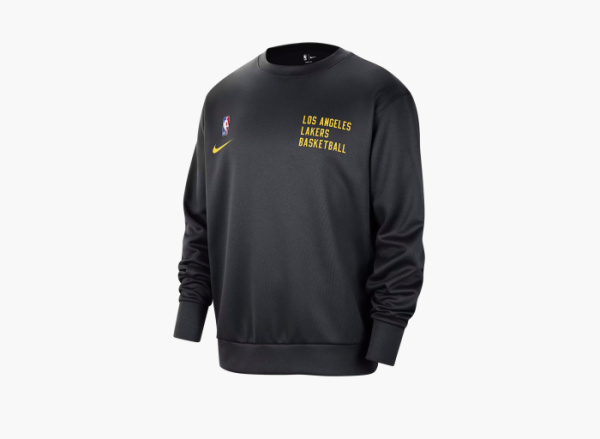 Los Angeles Lakers Spotlight x Nike Dri-Fit NBA Crew-Neck Sweatshirt Black 