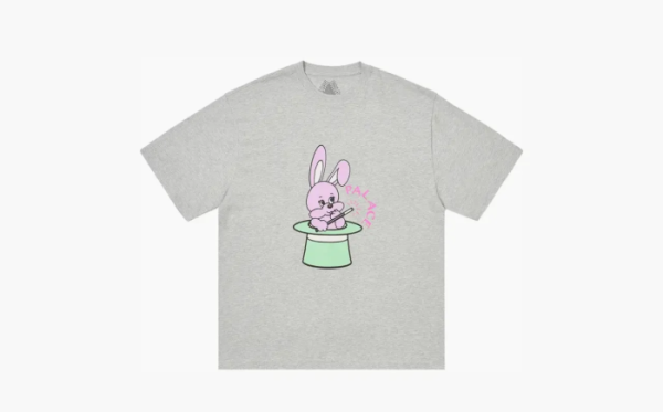 Palace Bunny T-Shirt Grey Marl  Palace Bunny T-Shirt Grey Marl
