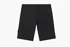 Stone Island Organic Cotton Stretch Broken Twill Cargo Shorts Black