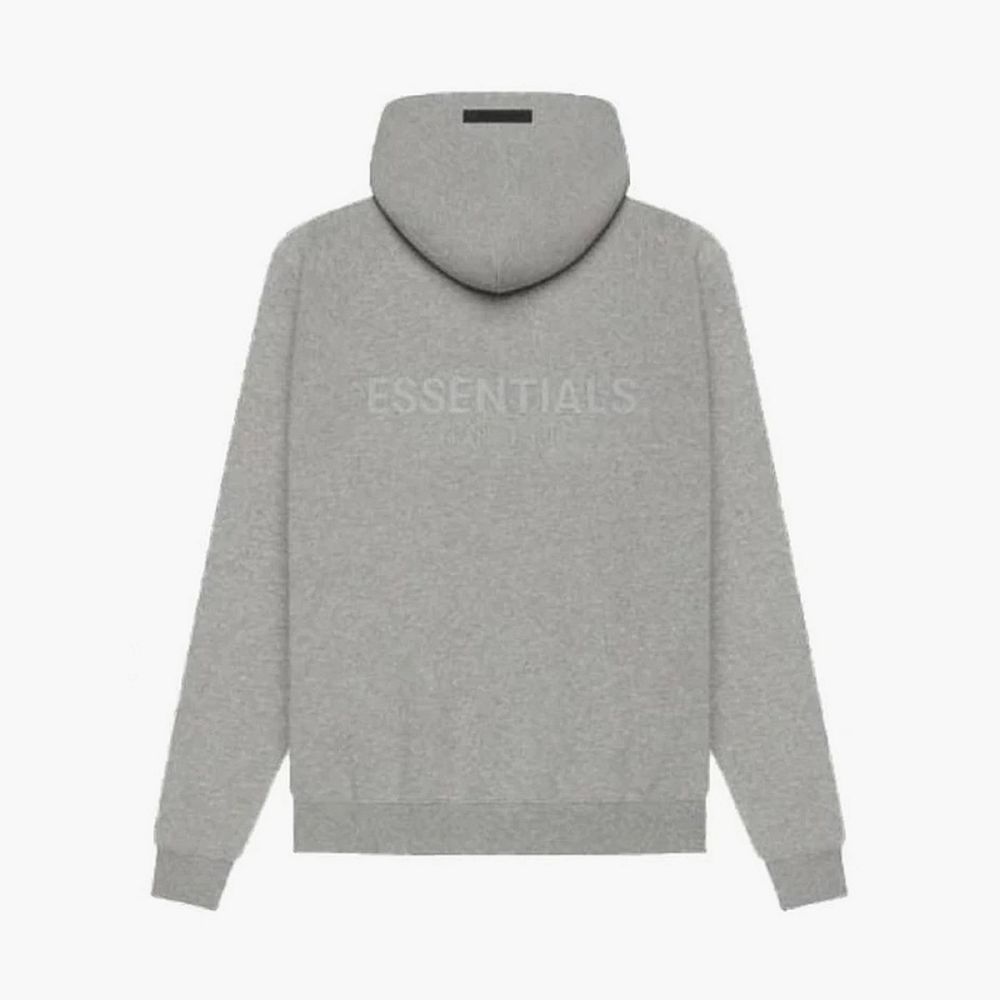 Fear of God Essentials SS21 Pullover Hoodie Dark Heather Oatmeal