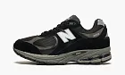 New Balance 2002r Black Dark Grey White