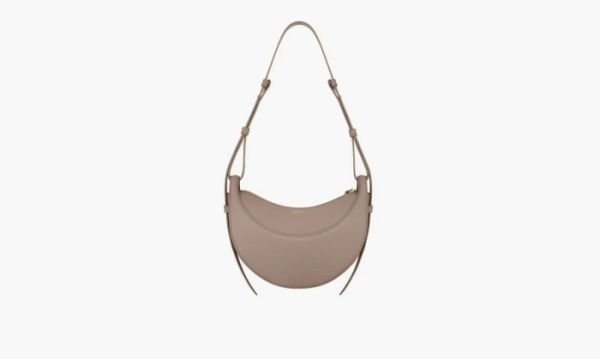 Polene Numero Dix Monochrome Taupe Textured Leather 