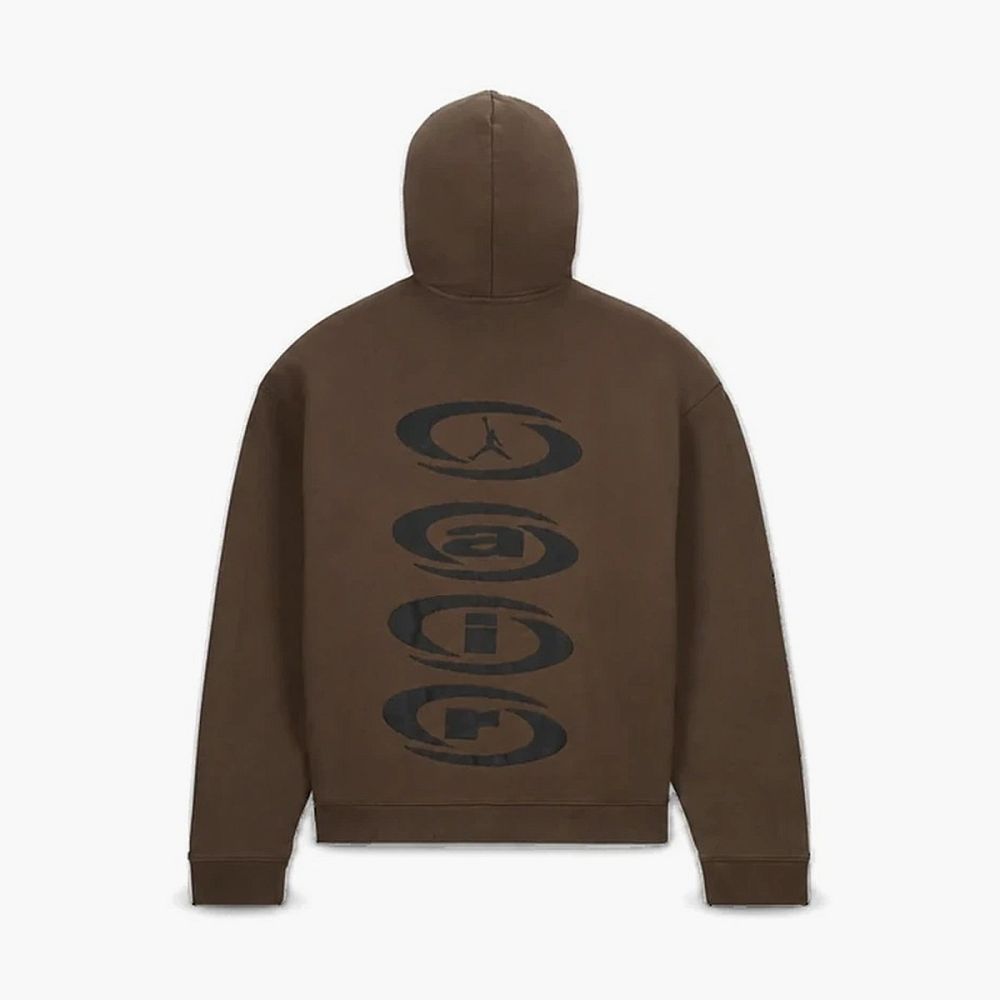 Air Jordan x Travis Scott Pullover Hoodie Palomino Brown