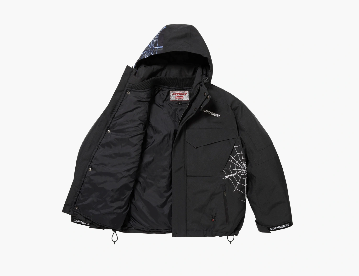 Supreme x Spyder Technical Jacket Black 