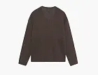 Stussy Embroidered V Neck Logo Sweater Brown