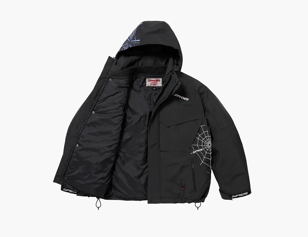 Supreme x Spyder Technical Jacket Black