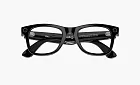 Ray-Ban Meta Wayfarer Sunglasses Black Clear