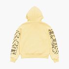 Stussy Motif Print Hoodie Yellow