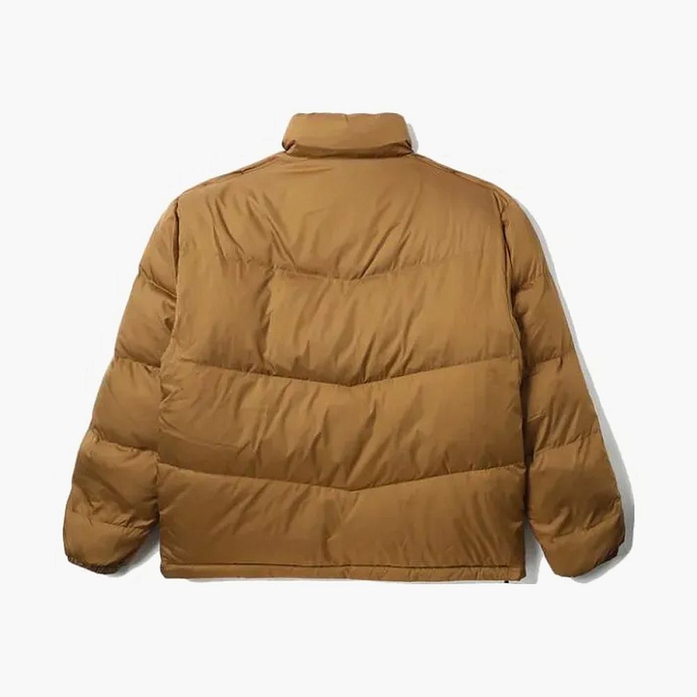 Carhartt WIP Cullen Reversible Puffer Jacket Brown Logo