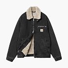 Carhartt WIP Detroit Fur Collar Jacket Washed Black