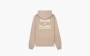 Sporty & Rich Health Is Wealth Cotton Hoodie Taupe 