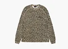 Stussy Raglan Thermal Long-Sleeve Crew Leopard