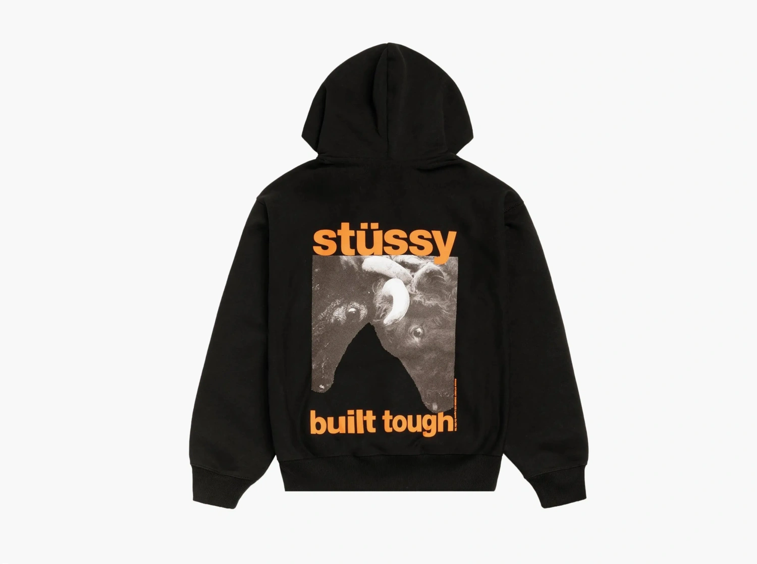 Stussy Built Tough Zip Hoodie Black 