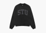 Stussy Stu Relaxed Crew "Black" 