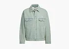 Adidas Originals Washed Denim Padded Jacket Blue