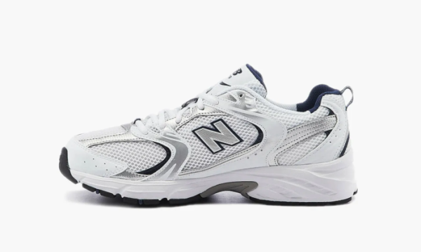 New Balance 530 White Silver Navy 