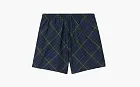 Burberry Check Swim Shorts  Midnight