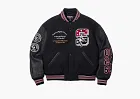 Supreme x Hysteric Glamour Varsity Jacket Black