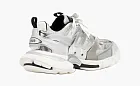 Balenciaga Track Low-Top Chunky Sneakers Silver