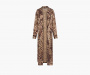 Skims x Dolce&Gabbana Silk Long Robe "Leopard" 