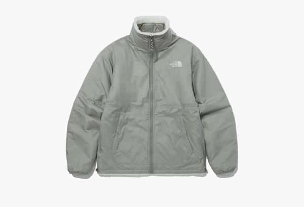 The North Face Reversible Fleece Jacket White  The North Face Reversible Fleece Jacket White