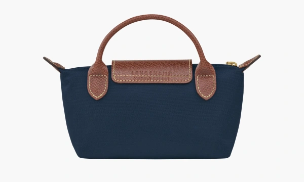 Longchamp Le Pliage Original Pouch With Handle Navy 