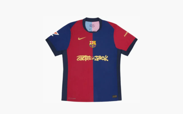 Nike FC Barcelona x Cactus Jack 2024/25 Match Home Jersey Red/Blue 