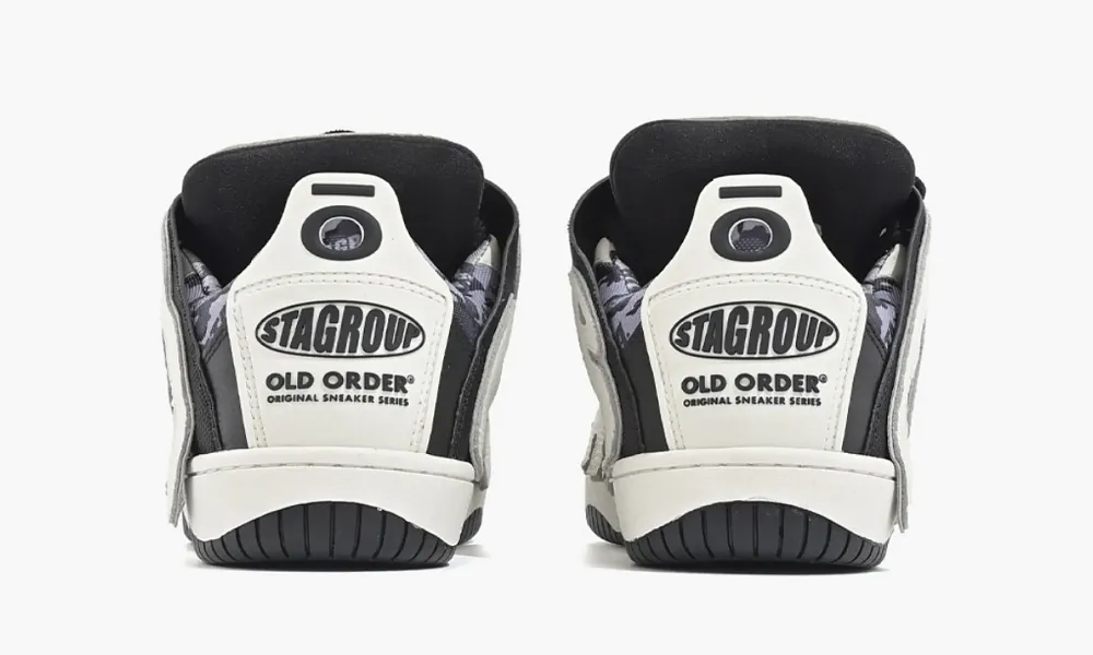 Old Order X Sta Sneaker Series Skater 001 Black White