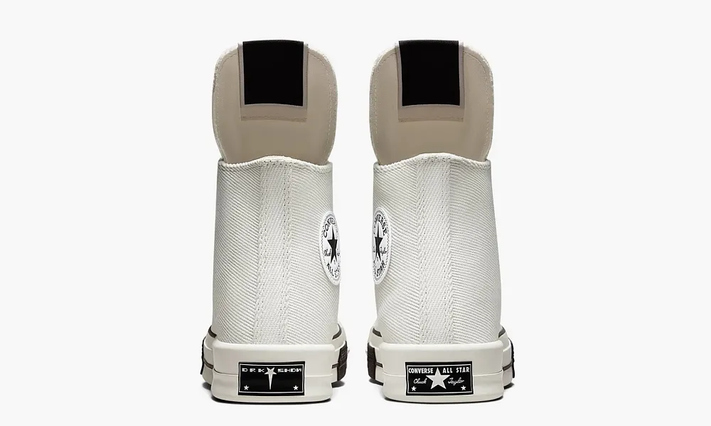 Rick Owens X Converse Drkshdw Drkstar Chuck Taylor All Star High White