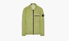 Stone Island Cotton Zipped Jacket Green