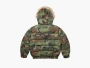 Supreme Facemask 700-Fill Down Puffer Jacket Woodland Camo 