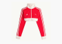 Adidas Originals x Avavav Cropped Track Top "Better Scarlet" 