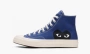 Comme des Garcons Play x Converse Chuck 70 High Blue Quartz 