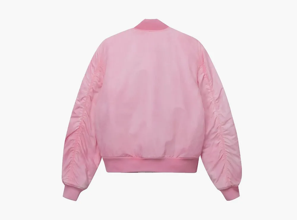 Stussy Dyed Nylon Bomber Pink