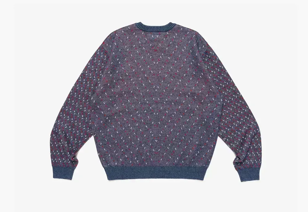 Human Made Heart Knit Sweater Navy