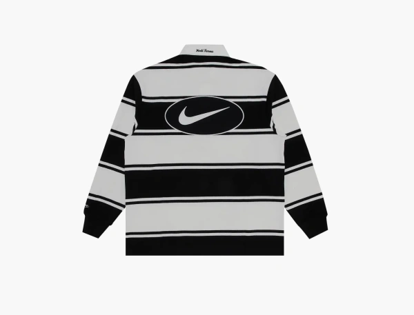 Supreme x Nike Stripe Rugby Black 