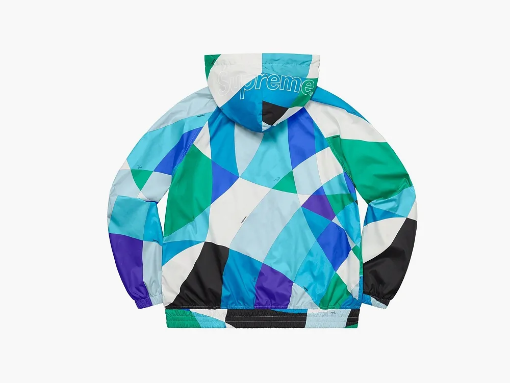 Supreme x Emilio Pucci Sport Jacket Blue