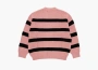 Supreme Loose Gauge Stripe Small Box Sweater Pink 