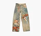 Acne Studios 1981 Loose Fit Jeans Mid Blue