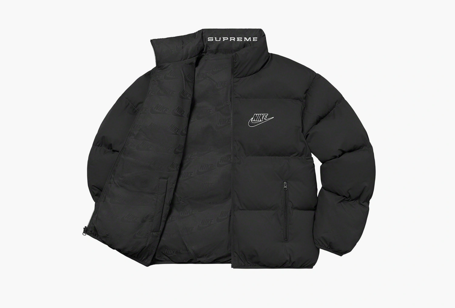 Supreme x Nike Reversible Puffy Jacket Black 