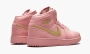 Air Jordan 1 Mid SE GS Coral Gold 