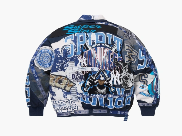 Supreme x Jeff Hamilton New York Yankees Varsity Jacket Multicolor 