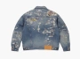 Supreme x MM6 Maison Margiela Distressed Selvedge Denim Trucker Jacket Washed Indigo 