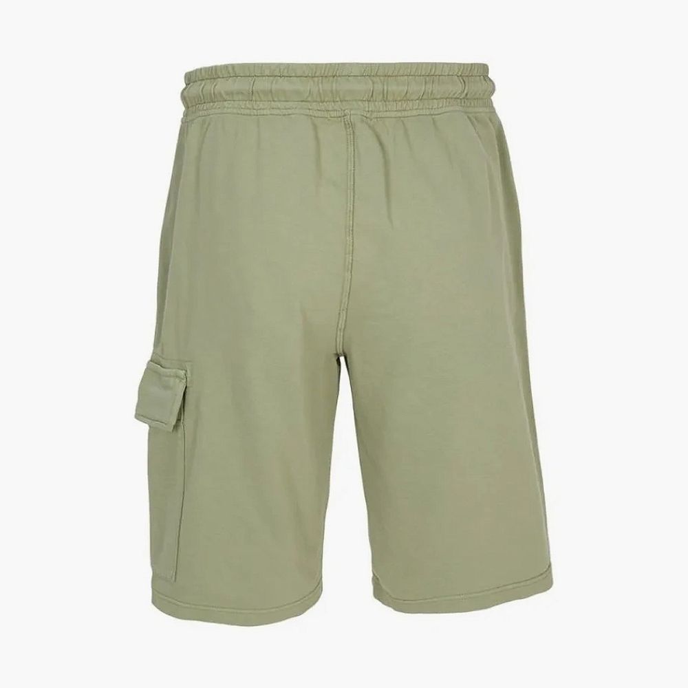 C.P. Company Light Fleece Lens Cargo Shorts Green
