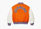 Supreme Tiger Varsity Jacket Orange